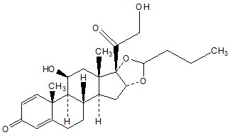 Budesonide Structural Formula