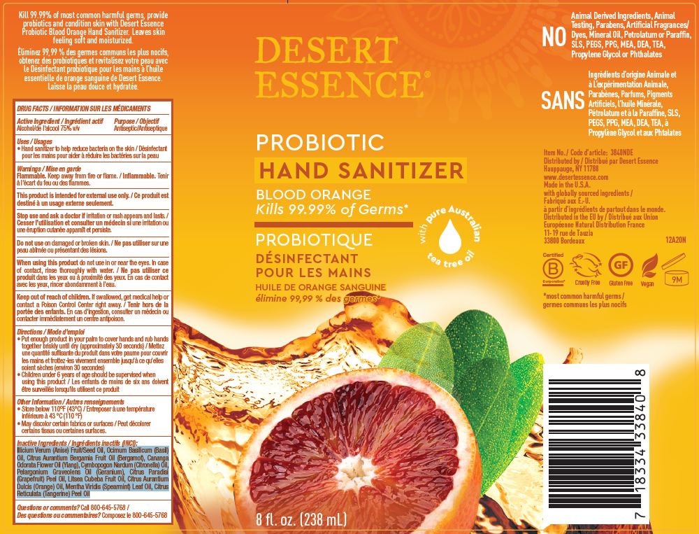 01b LBL_DE_Probiotic Hand Sanitizer_Blood orange_8oz