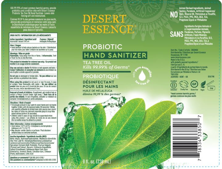 01b LBL_DE_Probiotic Hand Sanitizer_Tea Tree Oil_8oz