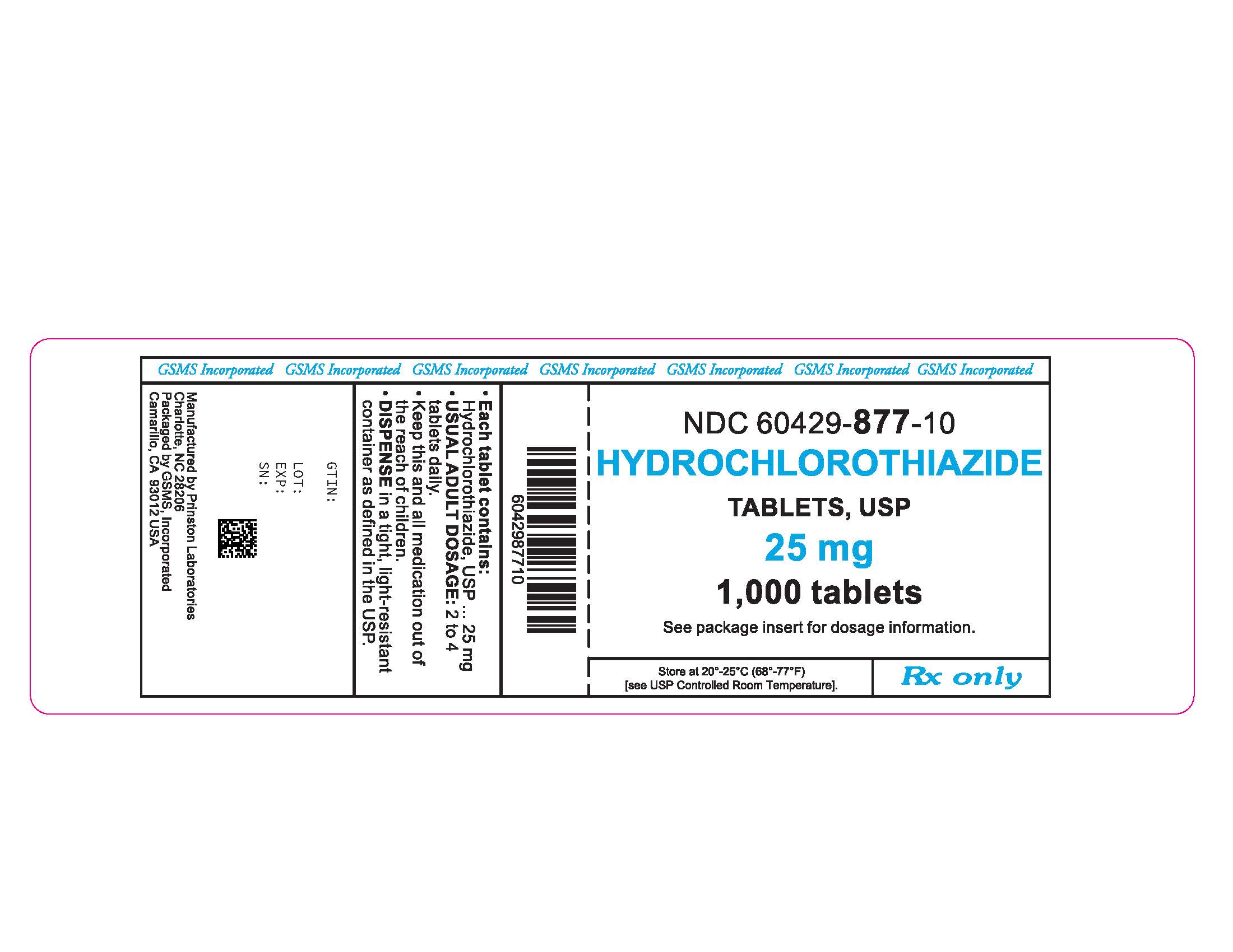 60429-877-10OL - HYDROCHLOROTHIAZIDE 25MG TABS - REV JAN 2017.jpg