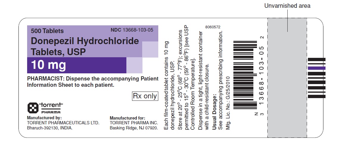 donepezil hydrochloride tablets usp 10 mg