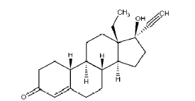  Levonorgestrel Structural Formula