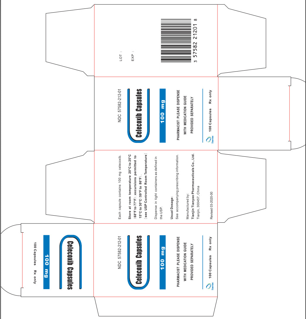 Celecoxib Capsules 100 mg 100 Capsules Carton Label