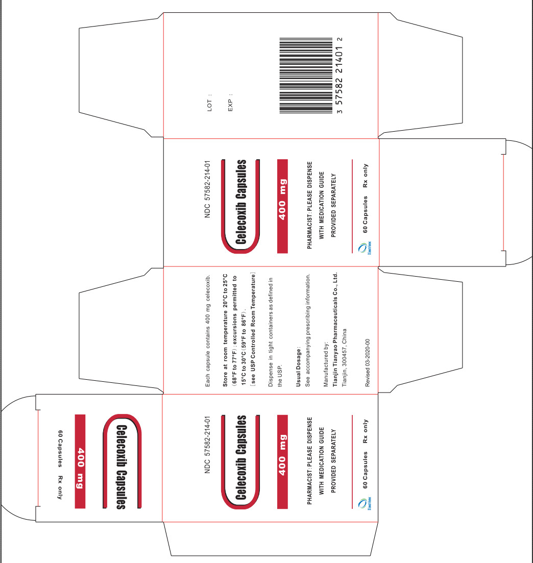 Celecoxib Capsules 400 mg 60 Capsules Carton Label
