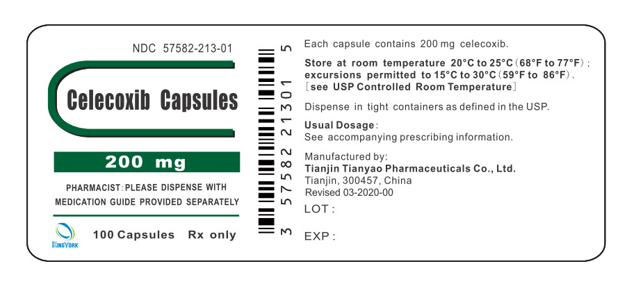 Celecoxib Capsules 200 mg 100 Capsules Bottle Label