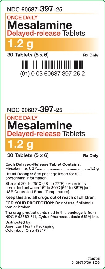 1.2 g Mesalamine Tablet Carton