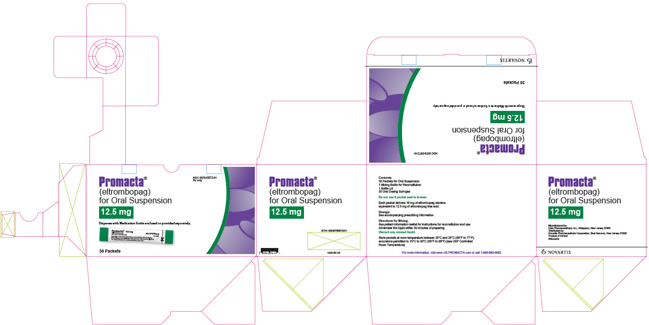 Promacta for Oral Suspension 12.5 mg 30 packets outer carton