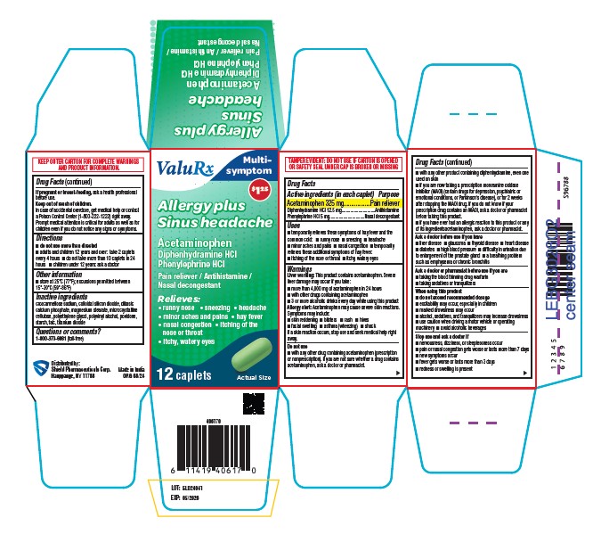 Allergy Sinus Carton - India