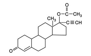 norethindrone chemical structure