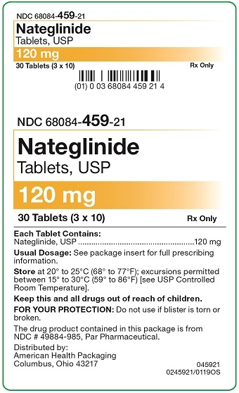 120 mg Nateglinide Tablet Carton