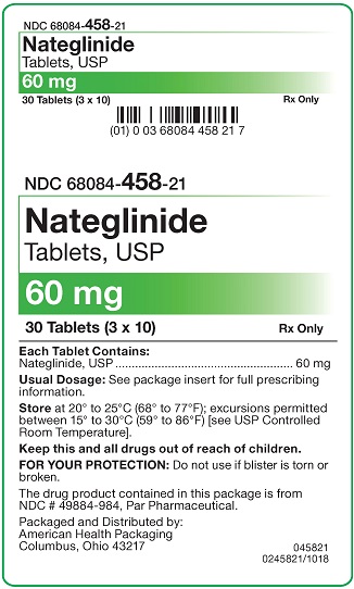 60 mg Nateglinide Tablets Carton
