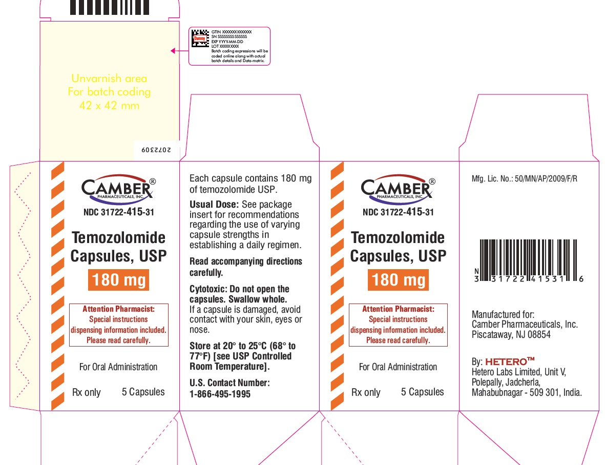 temozolamidecapsules180mg5scountcartonlabel