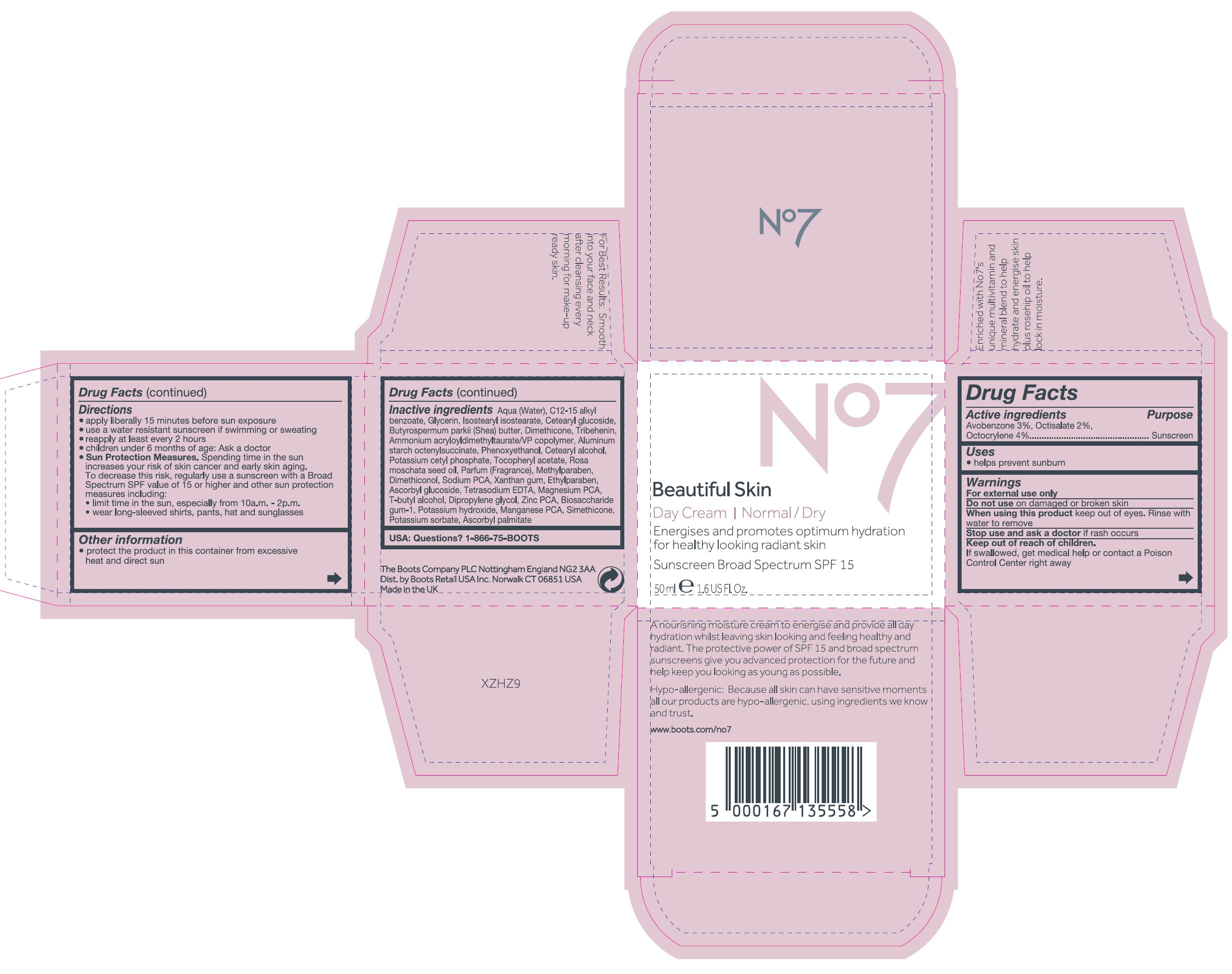 No7 BS Day Cream Norm Dry SPF 15 carton