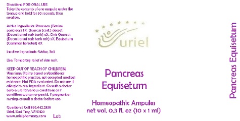 PancreasEquisetumAmpules