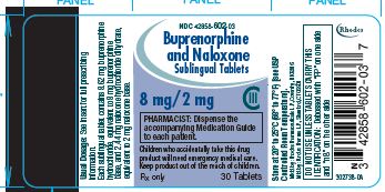 8 mg / 2 mg Bottle Label