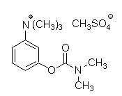 Structural Formula for Neostigmine Methylsulfate