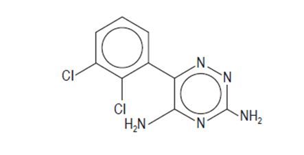 Structured formula for Lamotrigine