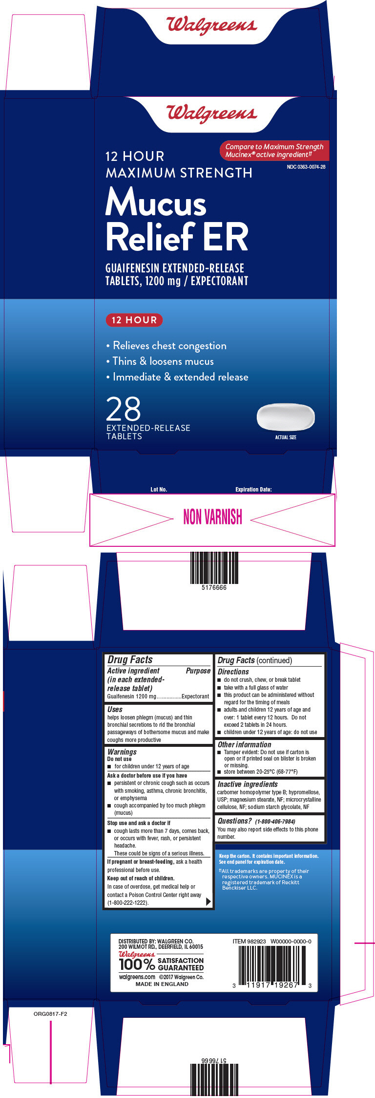 Principal Display Panel - 1200 mg Tablet Blister Pack Carton