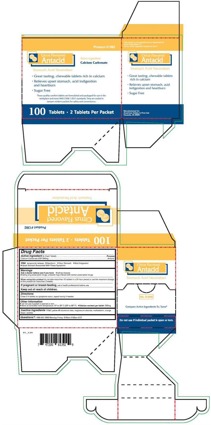 PRINCIPAL DISPLAY PANEL - 100 Tablet Packet Carton