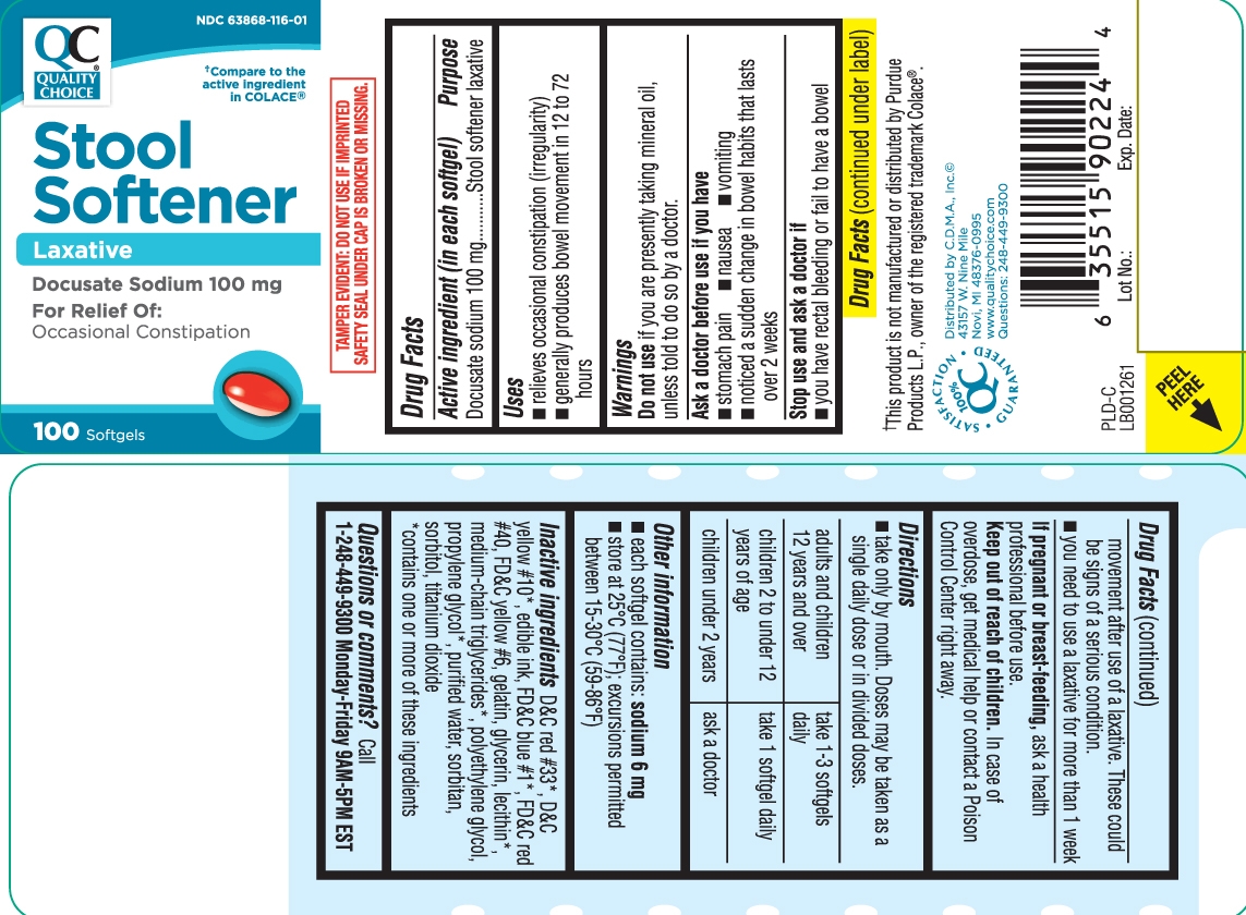 Docusate sodium 100 mg