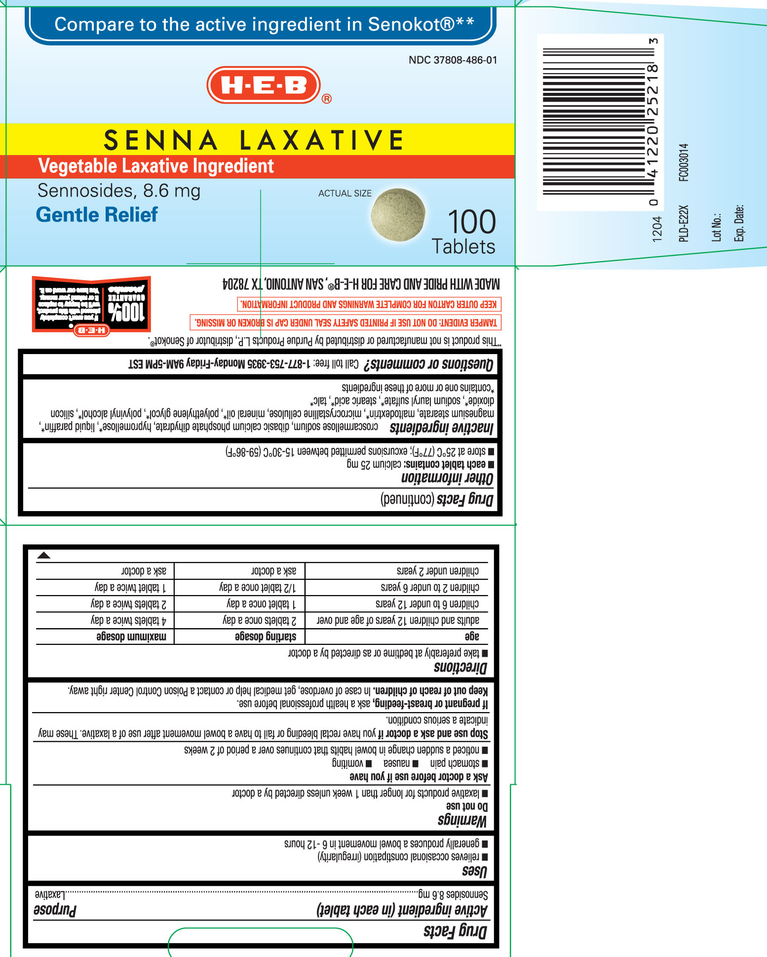 Sennosides 8.6 mg