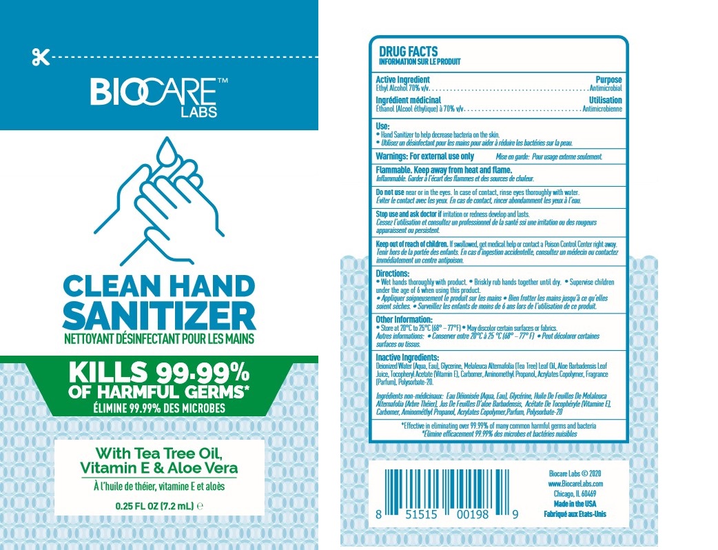 Clean Hand Sanitizer Packet