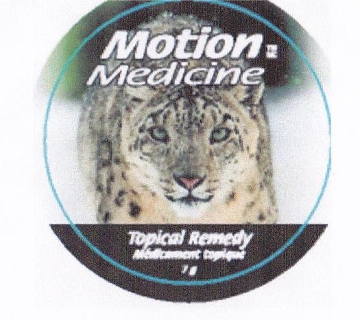 image of motion medicine label