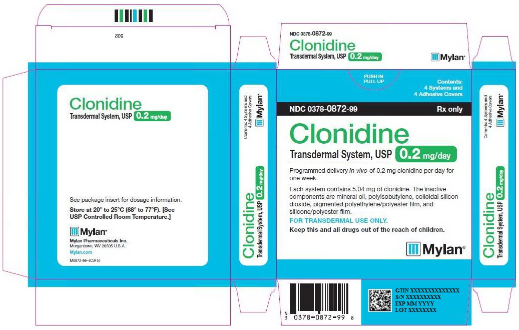 Clonidine Transdermal System 0.2 mg/day Carton Labels