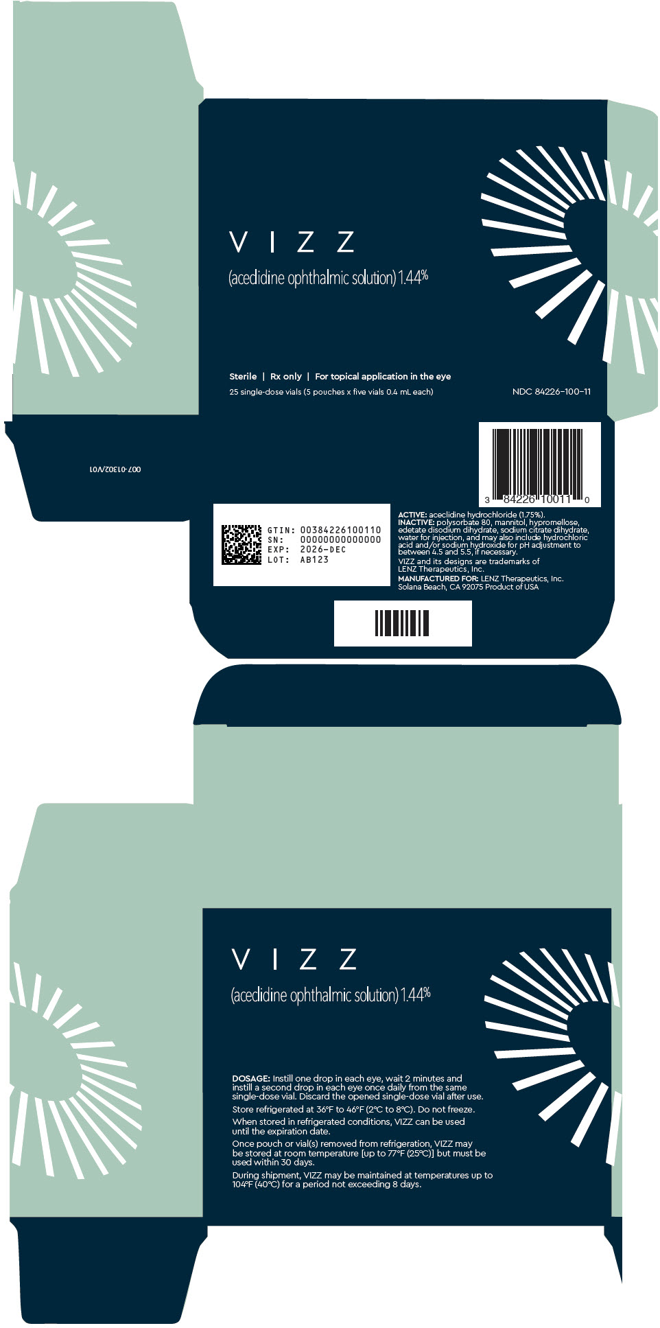 PRINCIPAL DISPLAY PANEL - 0.4 mL Vial Pouch Carton