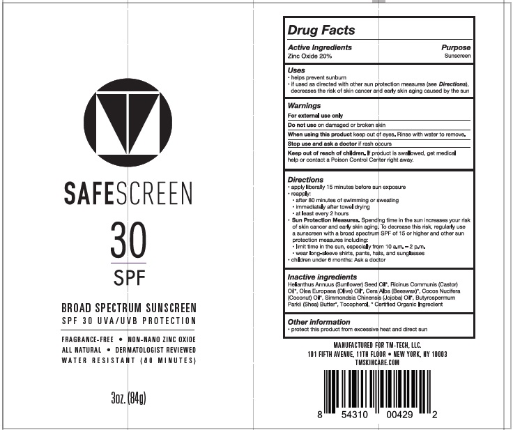 Safe Screen Sunscreen SPF30