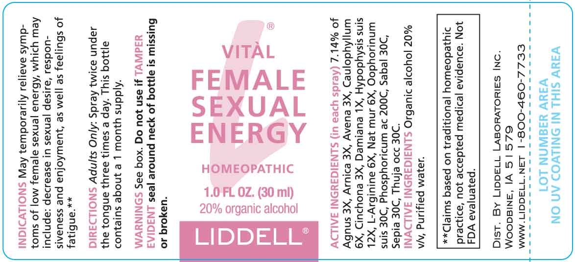 VITAL FEMALE SEXUAL ENERGY LBL