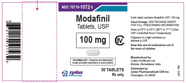 Modafinil Tablets USP, 100mg and 200mg