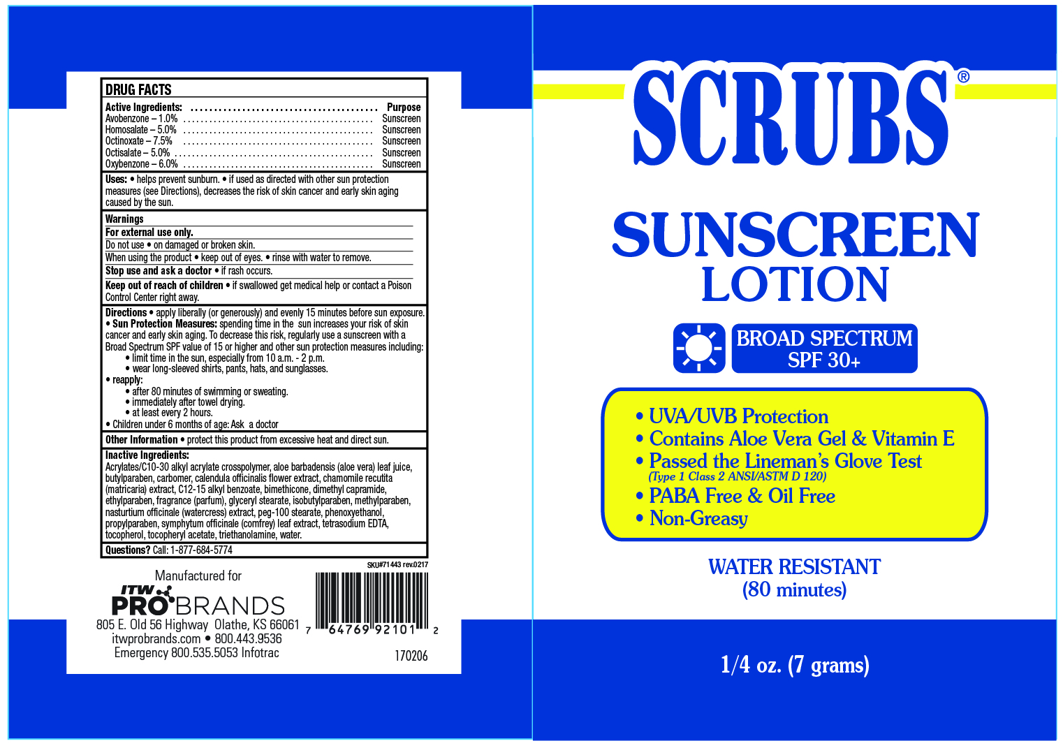 SCRUB Sunscreen