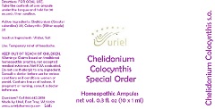 Chelidonium Colocynthis Special Order