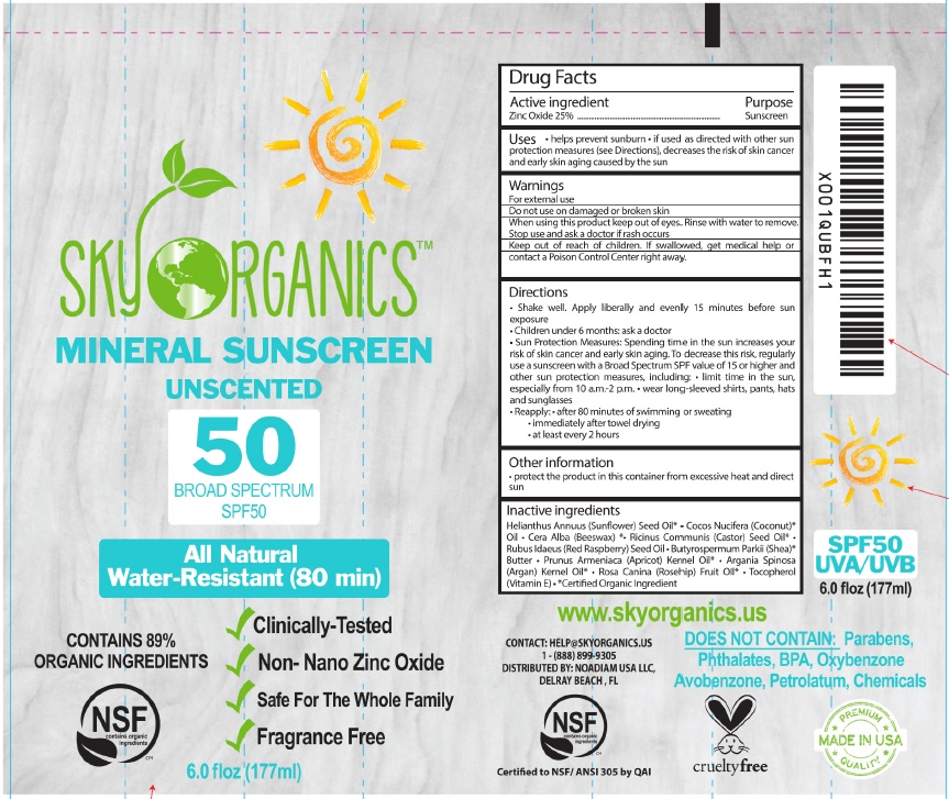 Sky Organics Sunscreen SPF50