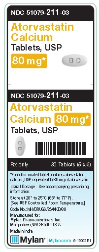 Atorvastatin Calcium 80 mg Tablets Unit Carton Label