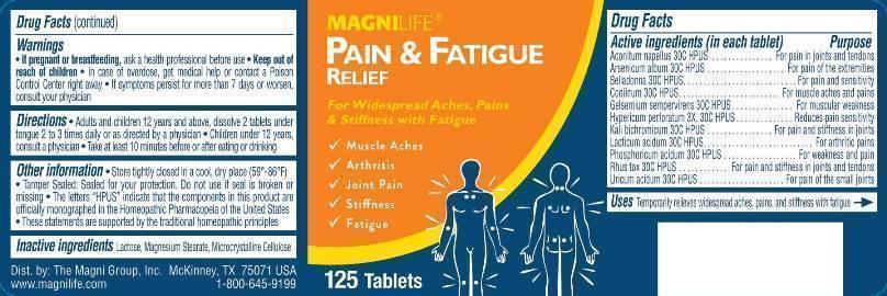 Pain & Fatigue Relief LBL