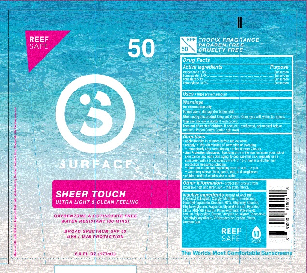 Surface Sheer Touch SPF 50 with Fragrance