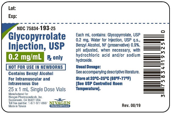 GLYCOPYRROLATE injection