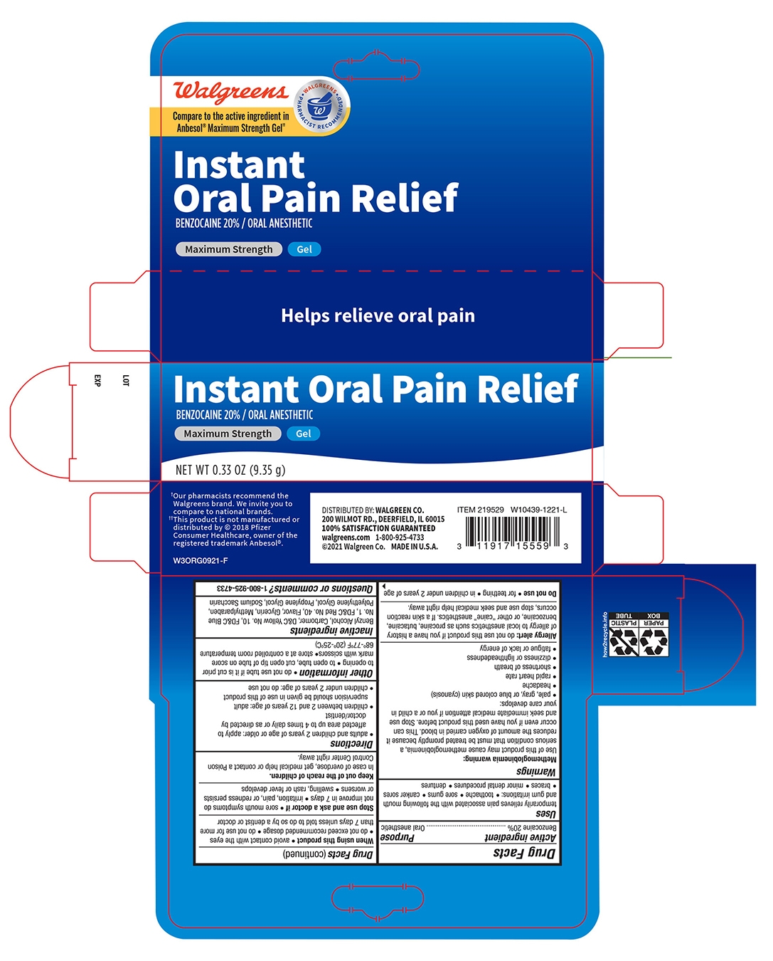 Principal Display Panel – 0.33oz Carton Label
