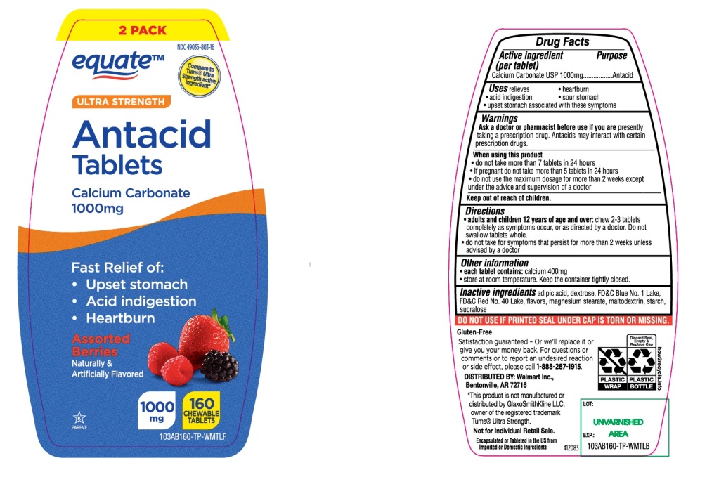 Ultra Strength antacid tablets 160 counts Twin Pack