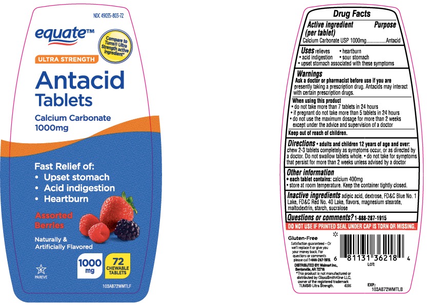 Ultra Strength Antacid tablets 72 counts