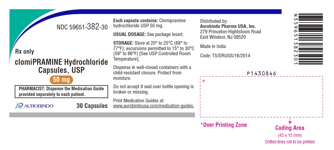 PACKAGE LABEL.PRINCIPAL DISPLAY PANEL - 50 mg (30 Capsules Bottle)