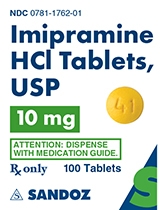 imipraminehydrochloride10mglabel