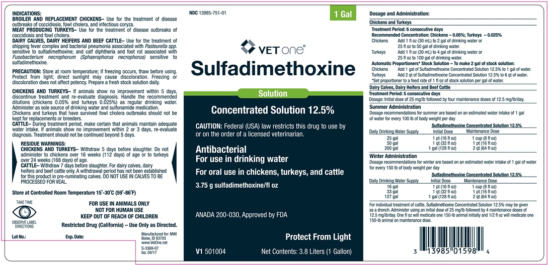 V1 Sulfadimethoxine Solution