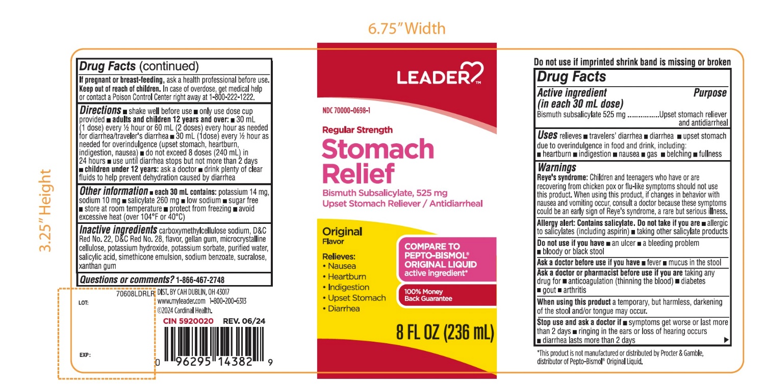 LEADER Regular Strength Stomach Relief 8 FL OZ (236 mL)