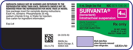 label-survanta-4ml-single-dose-vial