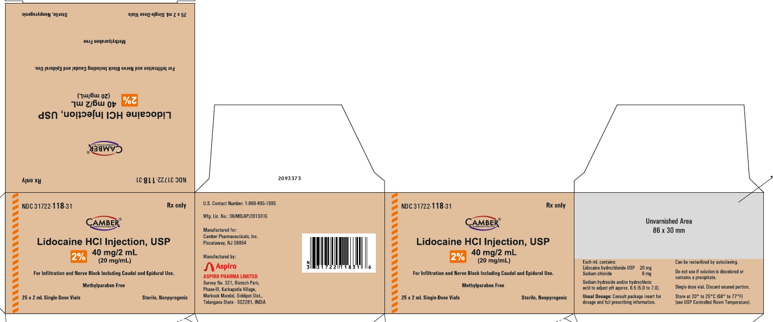 lidocaine2%25x2mlsdv