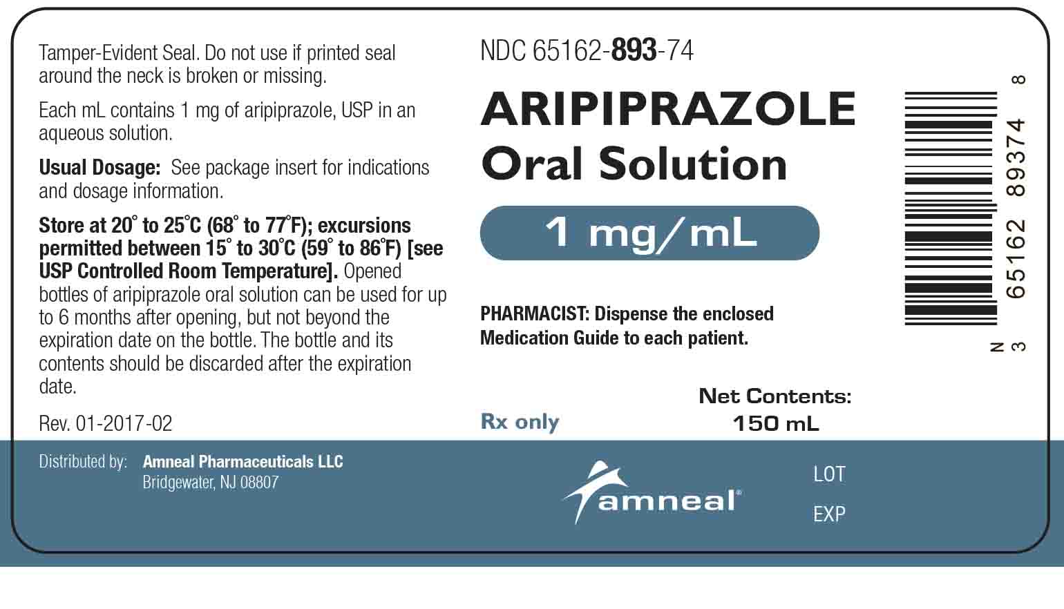 Oral Solution Label