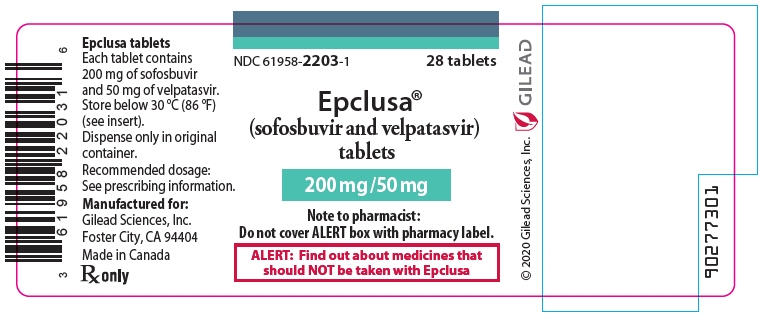 PRINCIPAL DISPLAY PANEL - 200 mg/50 mg Tablet Bottle Label